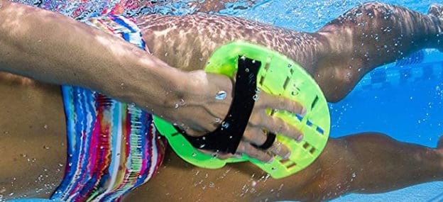 MANTA PADDLE – Palette Nuoto Asimmetriche Per Allenamento, 3 Taglie, Riducono Sovraccarico Sulle Spalle